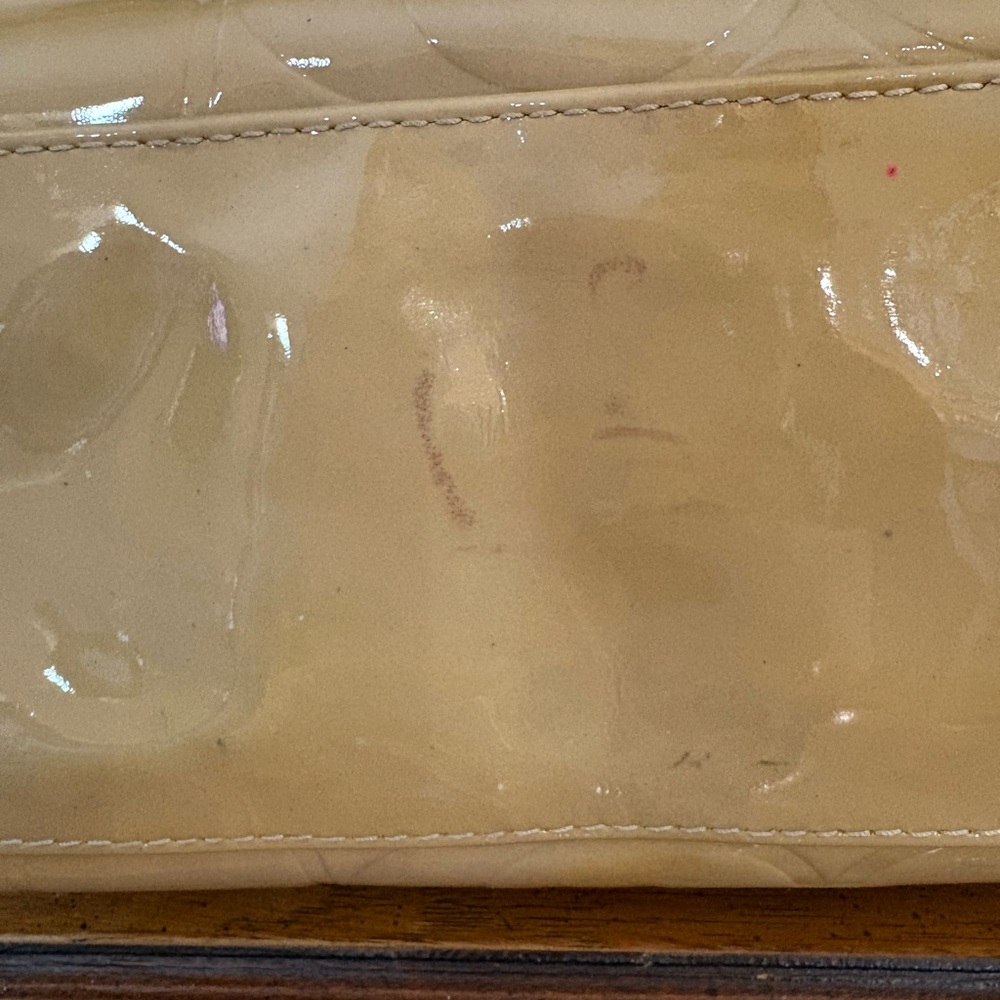 Coach Tan Patent Leather Shoulder Bag - Picture 8 of 12